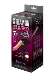 Пояс-трусики с насадкой Hard brutal-consul - 19 см. - LOVETOY (А-Полимер) - купить с доставкой в Нижнем Тагиле