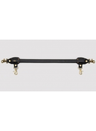 Черная распорка для ног Bound to You Faux Leather Spreader Bar - 50,8 см. - Fifty Shades of Grey - купить с доставкой в Нижнем Тагиле