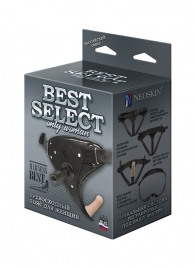 Пояс HARNESS BEST SELECT с вагинальной пробкой - LOVETOY (А-Полимер) - купить с доставкой в Нижнем Тагиле