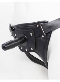 Черный пояс для насадок CLASS STRAP Restyling - LOVETOY (А-Полимер) - купить с доставкой в Нижнем Тагиле