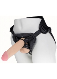 Пояс харнесс BEST UNI strap с 2 насадками - 18 и 22 см. - LOVETOY (А-Полимер) - купить с доставкой в Нижнем Тагиле