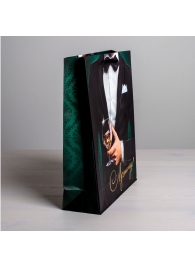 Бумажный пакет «Лучшему!» - 23 х 27 см. - Сима-Ленд - купить с доставкой в Нижнем Тагиле