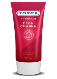 Смазка на водной основе TOREX  Сладкая клубника  - 50 мл. - Torex - купить с доставкой в Нижнем Тагиле