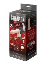 Вибрострапон Woman Midi с вагинальной пробкой - 22 см. - LOVETOY (А-Полимер) - купить с доставкой в Нижнем Тагиле