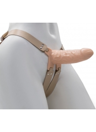 Телесный мужской парапротез MEN STYLE - 15 см. - LOVETOY (А-Полимер) - купить с доставкой в Нижнем Тагиле