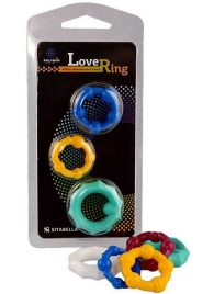 Набор из 3 цветных эрекционных колец Love Ring - Sitabella - в Нижнем Тагиле купить с доставкой
