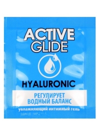 Лубрикант на водной основе Active Glide с гиалуроновой кислотой - 3 гр. - Биоритм - купить с доставкой в Нижнем Тагиле