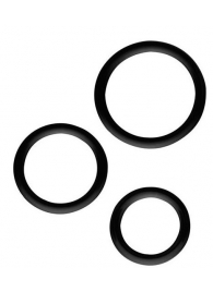 Набор из 3 эрекционных колец SILICONE COCKRINGS - Dream Toys - в Нижнем Тагиле купить с доставкой