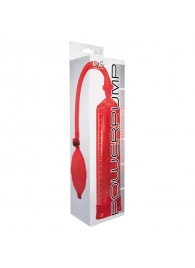 Красная вакуумная помпа Power Pump Red - Toy Joy - в Нижнем Тагиле купить с доставкой
