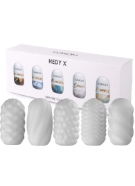 Набор из 5 мастурбаторов Hedy X5 Mixed - Svakom - в Нижнем Тагиле купить с доставкой