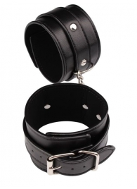 Черные оковы Classic Ankle Cuffs - Chisa - купить с доставкой в Нижнем Тагиле