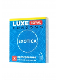 Текстурированные презервативы LUXE Royal Exotica - 3 шт. - Luxe - купить с доставкой в Нижнем Тагиле