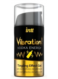 Жидкий интимный гель с эффектом вибрации Vibration! Vodka Energy - 15 мл. - INTT - купить с доставкой в Нижнем Тагиле