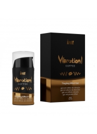 Жидкий интимный гель с эффектом вибрации Vibration! Coffee - 15 мл. - INTT - купить с доставкой в Нижнем Тагиле