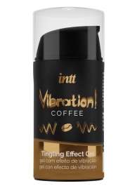 Жидкий интимный гель с эффектом вибрации Vibration! Coffee - 15 мл. - INTT - купить с доставкой в Нижнем Тагиле