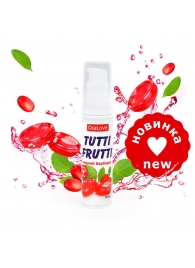 Гель-смазка Tutti-frutti со вкусом барбариса - 30 гр. - Биоритм - купить с доставкой в Нижнем Тагиле