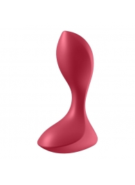 Красный вибромассажёр простаты Satisfyer Backdoor Lover - 14 см. - Satisfyer - в Нижнем Тагиле купить с доставкой