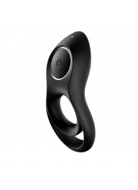 Черное эрекционное виброкольцо Legendary Duo - Satisfyer - в Нижнем Тагиле купить с доставкой