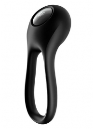 Черное эрекционное виброкольцо Majestic Duo - Satisfyer - в Нижнем Тагиле купить с доставкой