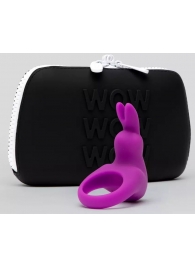 Фиолетовое эрекционное виброкольцо Happy Rabbit Cock Ring Kit - Happy Rabbit - в Нижнем Тагиле купить с доставкой