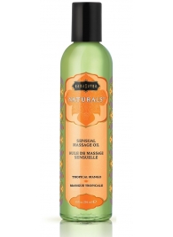 Массажное масло Naturals Tropical Mango с ароматом манго - 236 мл. - Kama Sutra - купить с доставкой в Нижнем Тагиле