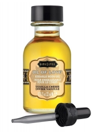 Масло для ласк с ароматом ванили Oil of Love Vanilla Creme - 22 мл. - Kama Sutra - купить с доставкой в Нижнем Тагиле