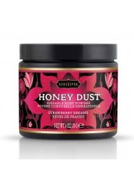 Пудра для тела Honey Dust Body Powder с ароматом клубники - 170 гр. - Kama Sutra - купить с доставкой в Нижнем Тагиле
