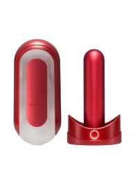 Красный мастурбатор Flip Zero Red   Warmer с подогревом - Tenga - в Нижнем Тагиле купить с доставкой