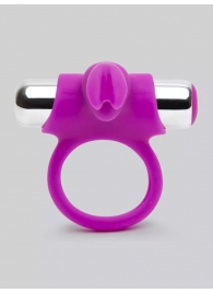 Лиловое виброкольцо с пультом ДУ Remote Control Cock Ring - Happy Rabbit - в Нижнем Тагиле купить с доставкой