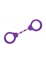 Фиолетовые силиконовые поножи Limitation - Lola Games - купить с доставкой в Нижнем Тагиле