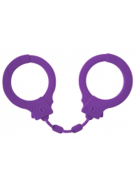 Фиолетовые силиконовые поножи Limitation - Lola Games - купить с доставкой в Нижнем Тагиле