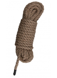 Пеньковая веревка для связывания Hemp Rope - 5 м. - Easy toys - купить с доставкой в Нижнем Тагиле