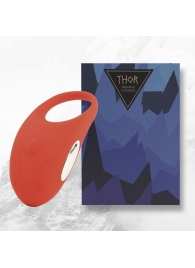 Красное кольцо с вибрацией Thor Cockring - FeelzToys - в Нижнем Тагиле купить с доставкой