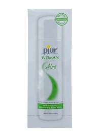 Лубрикант на водной основе pjur WOMAN Aloe - 2 мл. - Pjur - купить с доставкой в Нижнем Тагиле