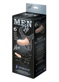 Пустотелый фаллопротез MEN STYLE - 17,5 см. - LOVETOY (А-Полимер) - купить с доставкой в Нижнем Тагиле