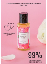 Массажное масло Pleasure Lab Delicate с ароматом пиона и пачули - 50 мл. - Pleasure Lab - купить с доставкой в Нижнем Тагиле
