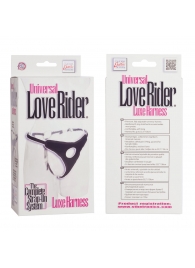 Трусы для страпона с универсальным креплением Universal Love Rider Luxe Harness - California Exotic Novelties - купить с доставкой в Нижнем Тагиле