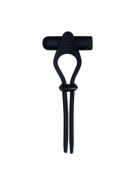 Черное эрекционное лассо с вибропулей Black Tie Affair - Zero Tolerance - в Нижнем Тагиле купить с доставкой