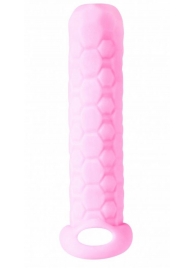 Розовый фаллоудлинитель Homme Long - 13,5 см. - Lola Games - в Нижнем Тагиле купить с доставкой