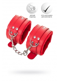 Красные оковы Anonymo из искусственной кожи - ToyFa - купить с доставкой в Нижнем Тагиле