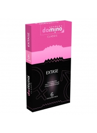Презервативы с точками и рёбрышками DOMINO Classic Extase - 6 шт. - Domino - купить с доставкой в Нижнем Тагиле