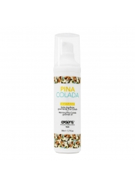 Разогревающее массажное масло с ароматом пина колада Gourmet Pina Colada - 50 мл. - Exsens - купить с доставкой в Нижнем Тагиле