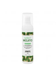 Разогревающее массажное масло с ароматом мохито Gourmet Mint Mojito - 50 мл. - Exsens - купить с доставкой в Нижнем Тагиле