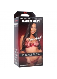 Мастурбатор-вагина Karlee Grey ULTRASKYN Pocket Pussy - Doc Johnson - в Нижнем Тагиле купить с доставкой