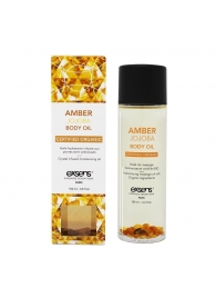 Органическое массажное масло AMBER JOJOBA - 100 мл. - Exsens - купить с доставкой в Нижнем Тагиле