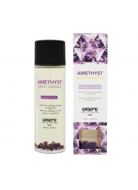 Органическое массажное масло AMETHYST SWEET ALMOND - 100 мл. - Exsens - купить с доставкой в Нижнем Тагиле