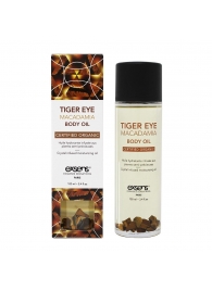 Органическое массажное масло TIGER EYE MACADAMIA - 100 мл. - Exsens - купить с доставкой в Нижнем Тагиле