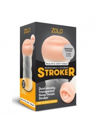Мастурбатор-ротик ZOLO DEEP THROAT - Zolo - в Нижнем Тагиле купить с доставкой