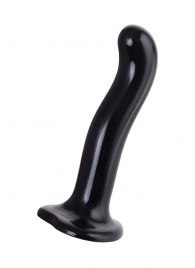 Черный стимулятор для пар P G-Spot Dildo Size L - 19 см. - Strap-on-me - в Нижнем Тагиле купить с доставкой
