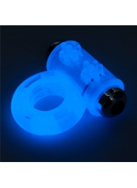 Голубое, светящееся в темноте эрекционное виброкольцо Lumino Play Vibrating Penis Ring - Lovetoy - в Нижнем Тагиле купить с доставкой